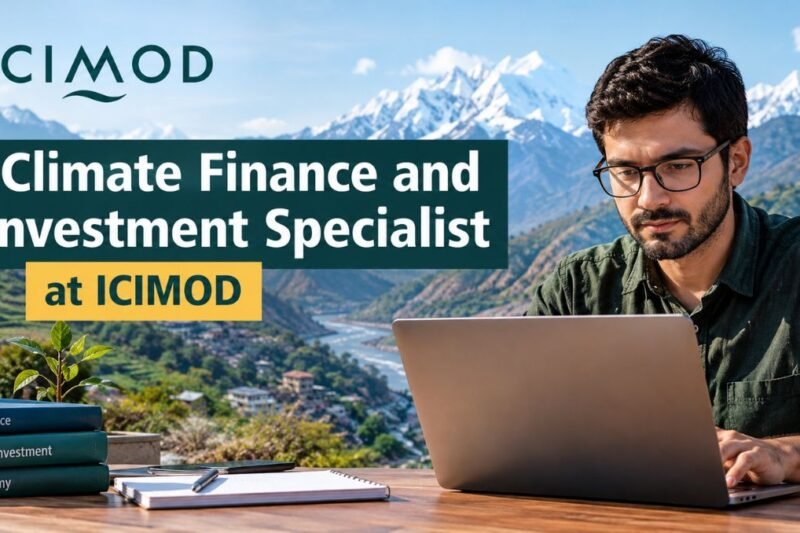 Climate Finance and Investment Specialist at ICIMOD: Role, Requirements, Salary and Application Details