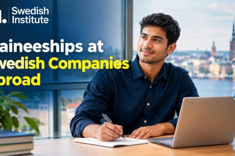 Swedish Institute Traineeships at Swedish Companies Abroad: Eligibility, Scholarship and Application Details