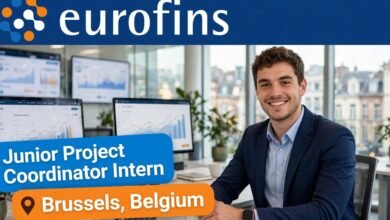 Junior Project Coordinator - Talent Management & Analytics Intern at Eurofins, Brussels, Belgium