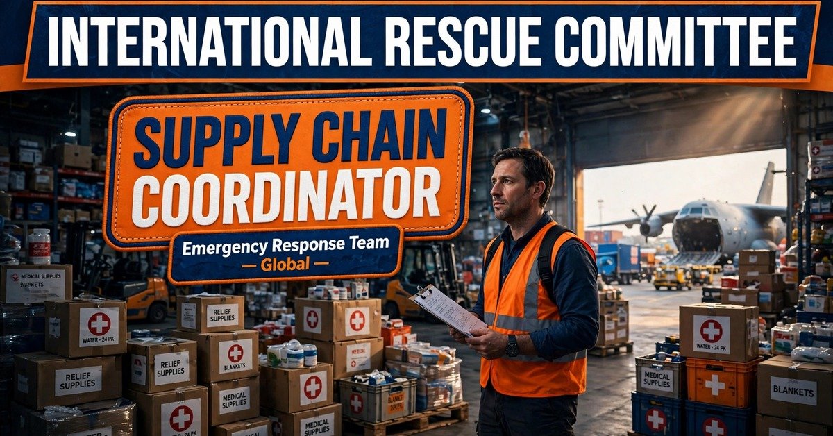 IRC Emergency Response Team Supply Chain Coordinator (Global Roving)