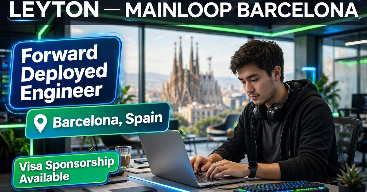 Forward Deployed Engineer (New Graduate) at Leyton, Barcelona, Spain