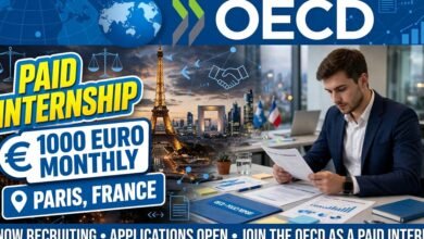 OECD Internship Programme at OECD, Paris, France