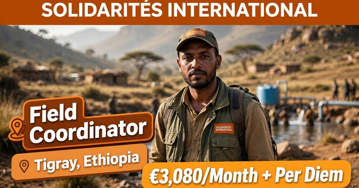 Field Coordinator at Solidarités International, Adwa, Tigray, Ethiopia