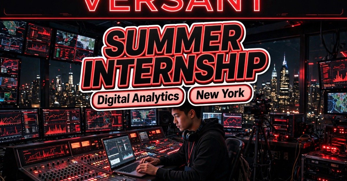 VERSANT Summer 2027 Internship in Digital Analytics and Communications, New York